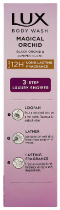Lux Body Wash Magical Orchid Body Wash with Black Orchid & Juniper Scent, 250ml