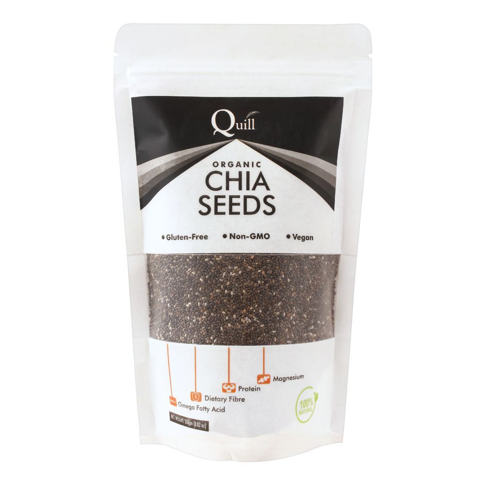 Quill Organic Chia Seeds 250G