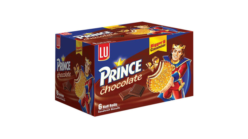 Prince Chocolate Half Rolls 6 Pieces