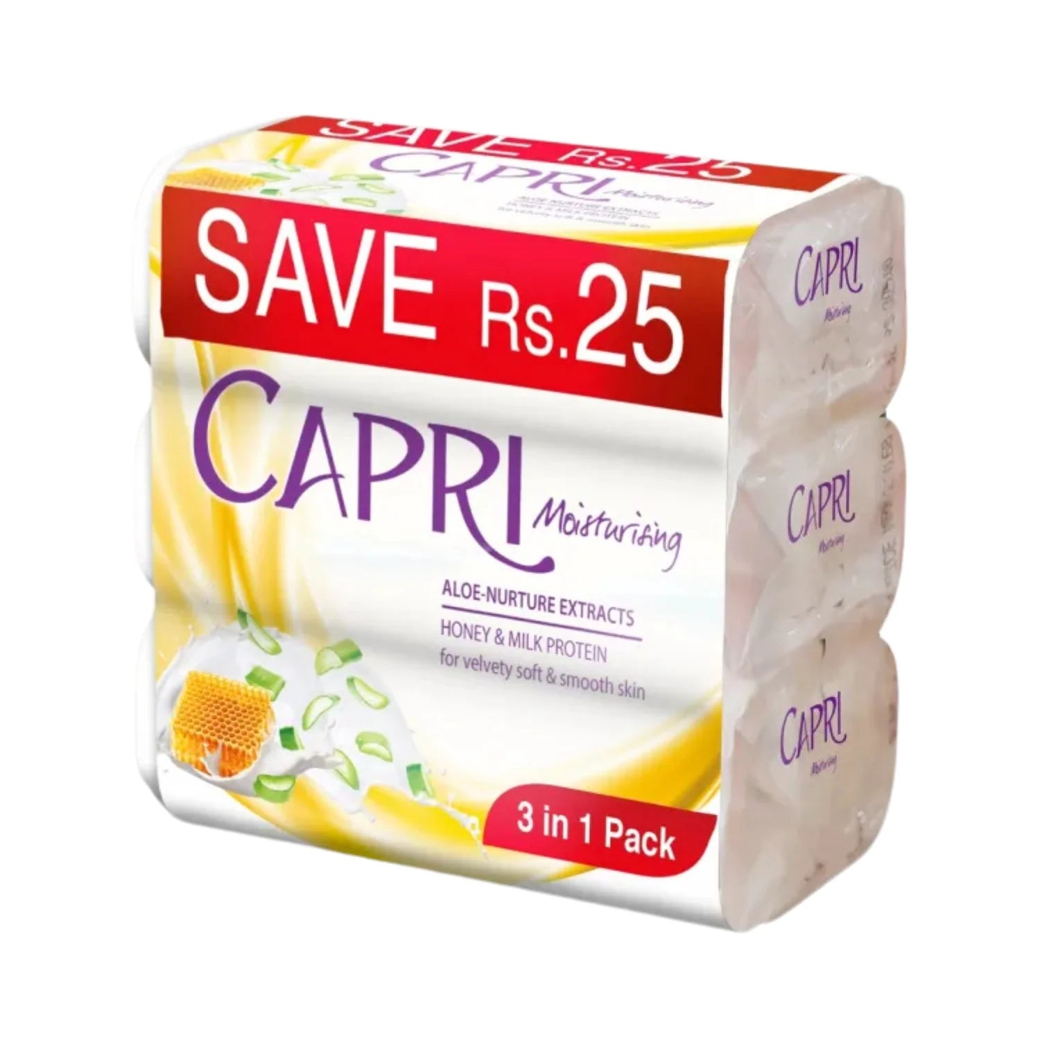 Capri 3 in 1 Aloe Natural Extracts 120G