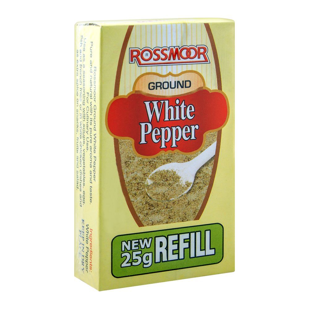Rossmoor Ground White Pepper 25G