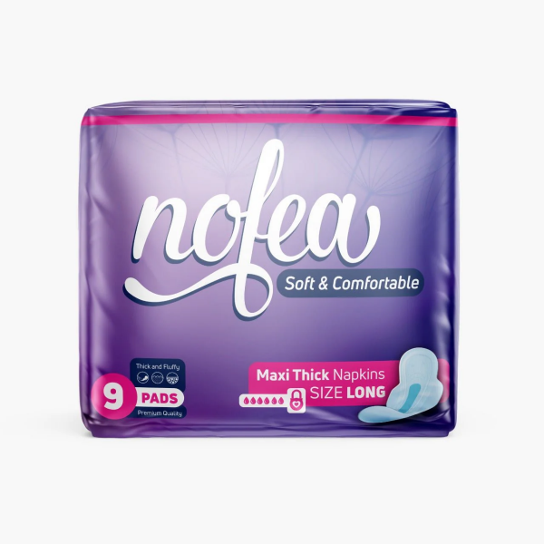 Nofea Maxi Thick Long - 9 Pads