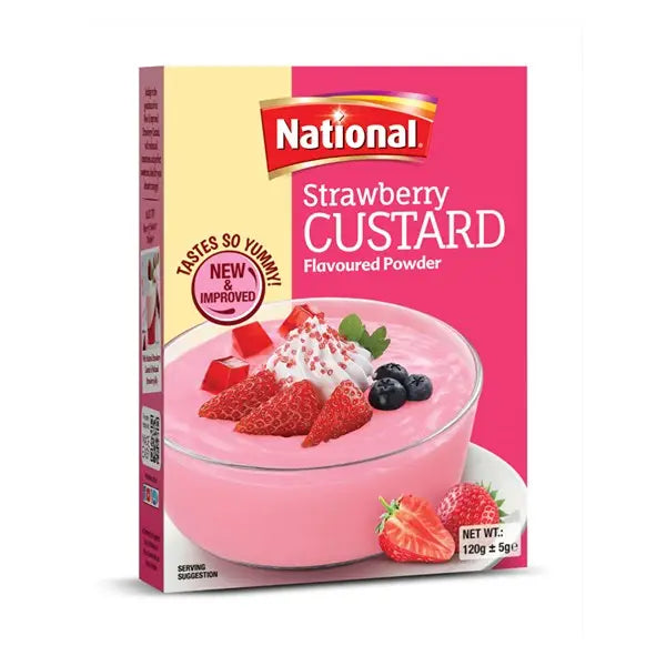 National Strawberry Custard 210G