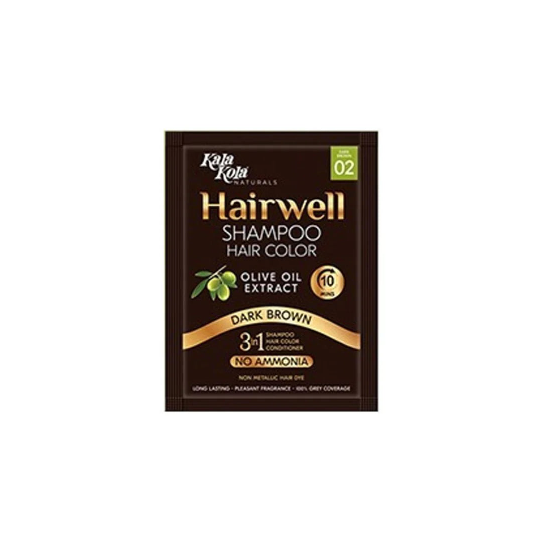 Kala Lola Hairwell Shampoo 02 Dark Brown 25ML