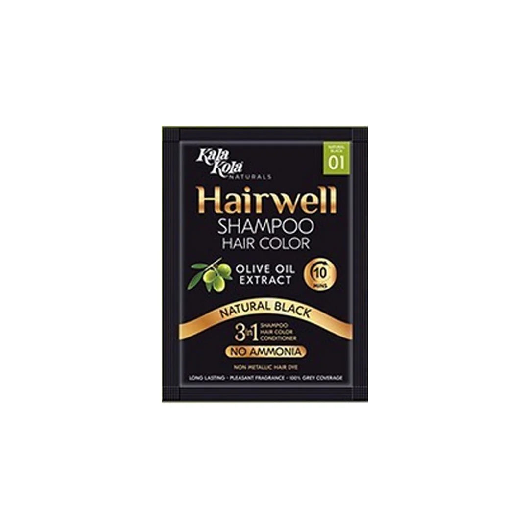 Kala Lola Hairwell Shampoo 01 Natural Black 25ML