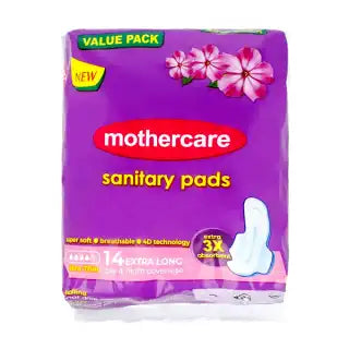 Mothercare Ultra Thin Extra Long Sanitary Pads 14Pcs