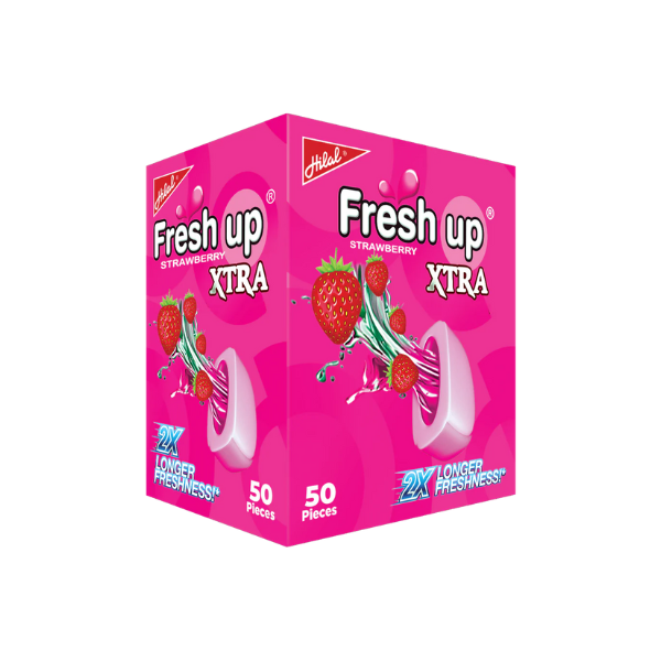 Hilal Fresh Up Xtra Gum 50S Strawberry