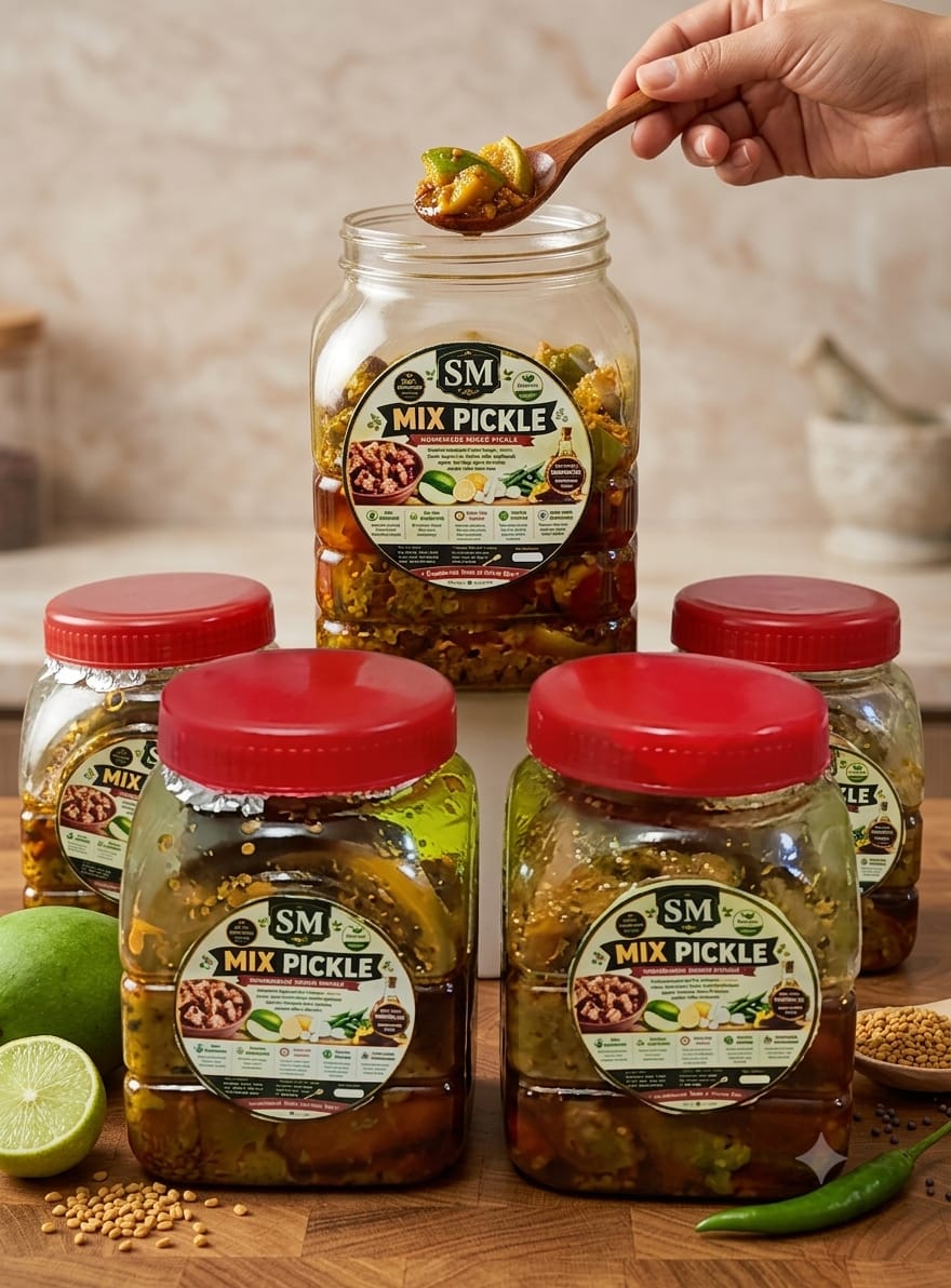 SM Home Made Mix Pickle 1Kg