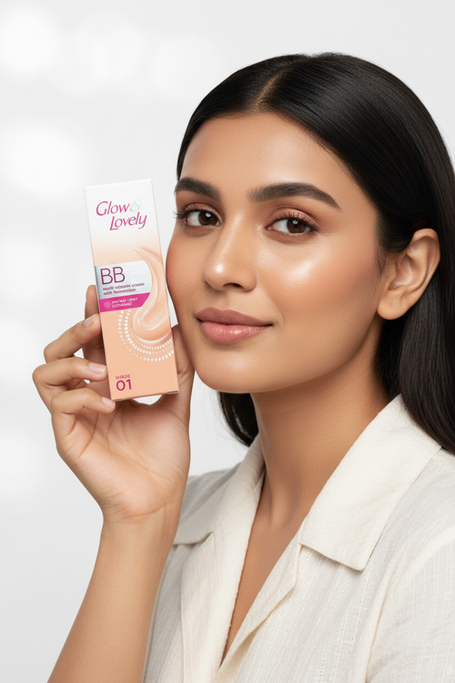 - Glow & Lovely BB Cream Make up + Multivitamin Cream Shade 01 - (18g) Imported