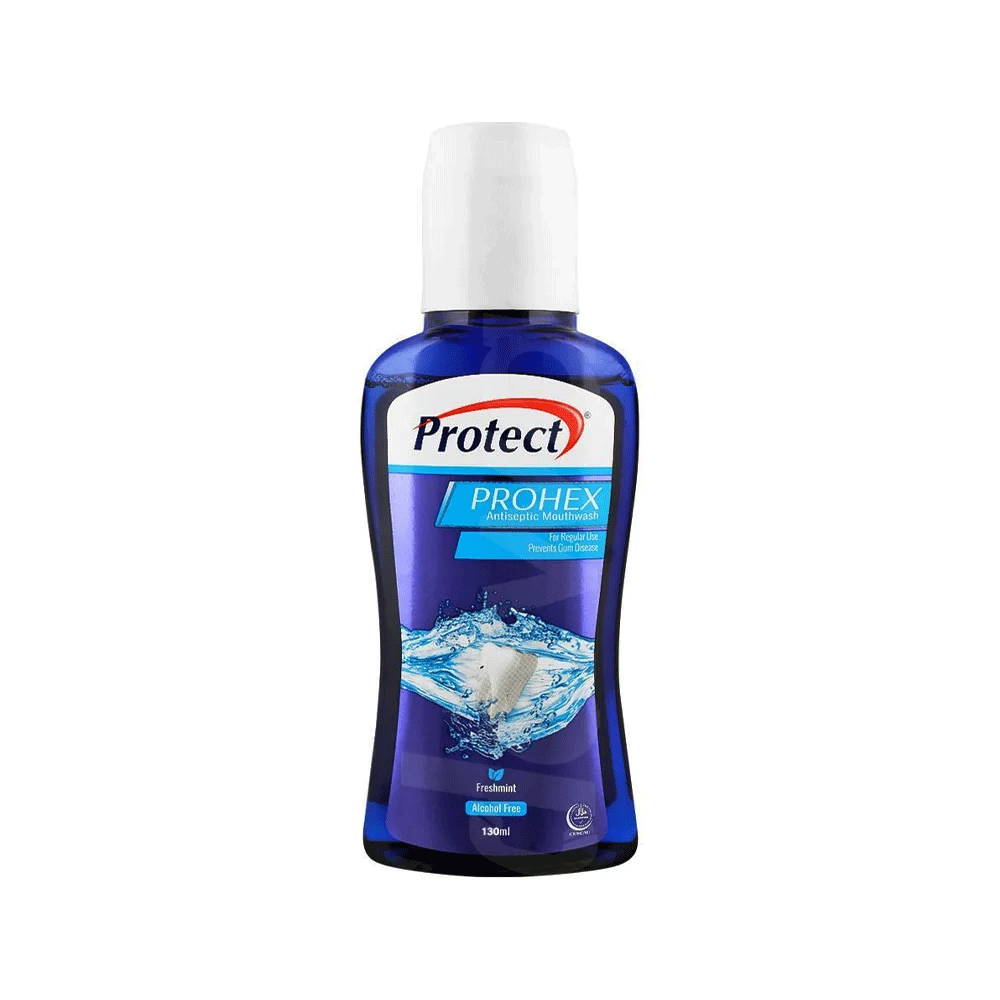 - Protect Alcohol Free Fresh Mint Mouthwash 130ml